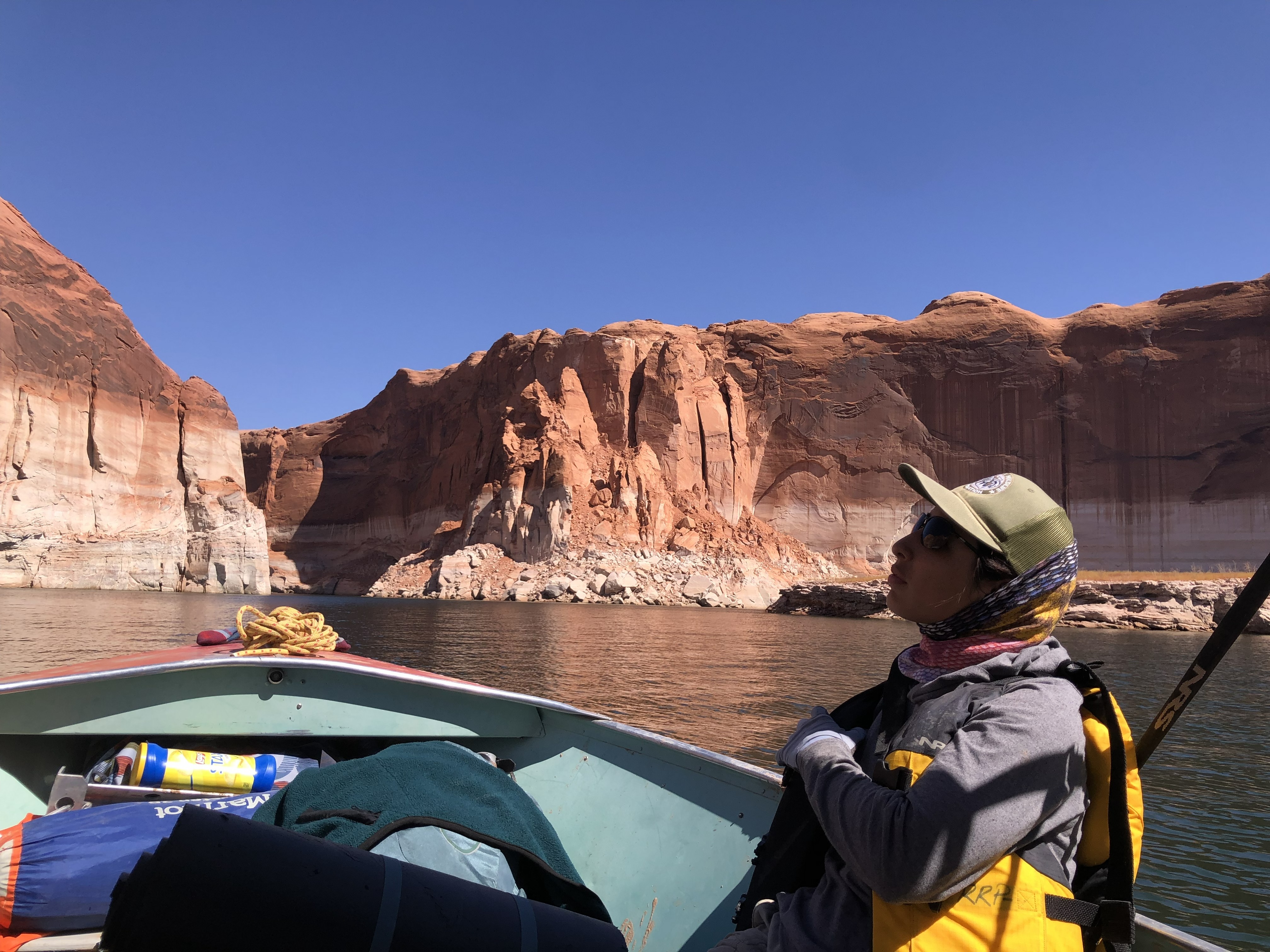 Image of WMG staff on boat in Glen Canyon