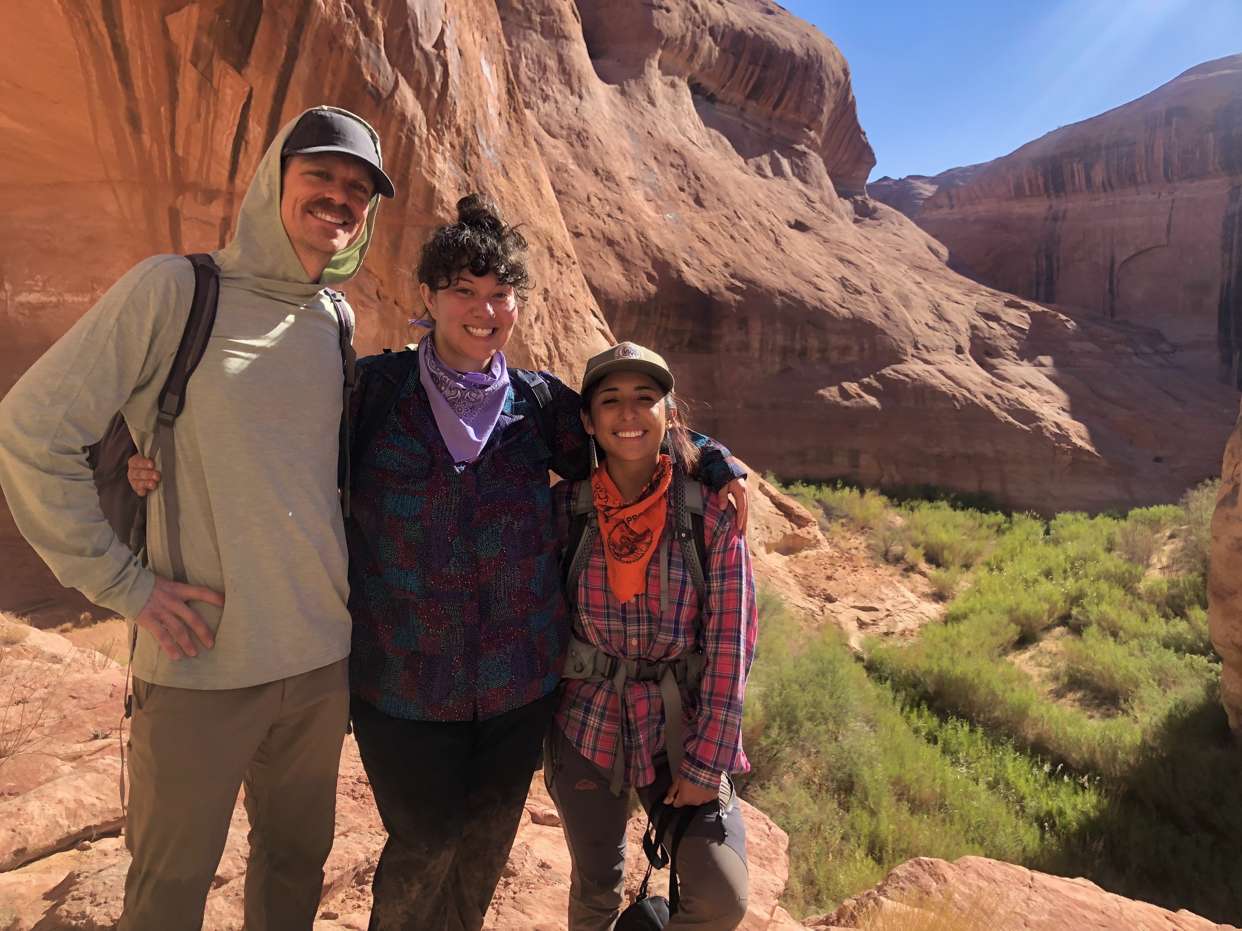 WMG staff in Glen Canyon for Beaver Survey