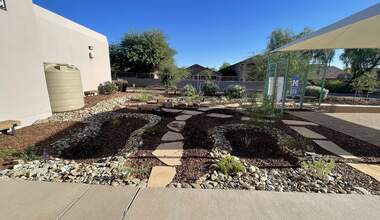 Las Sendas Elementary Mesa Rain Garden