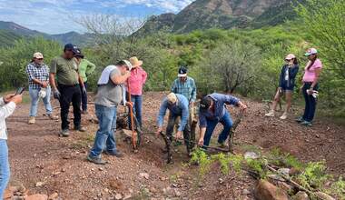 Ranchers working in Sahuaripa, Sonora. 